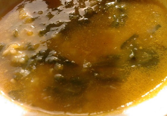 Sopa de kamut